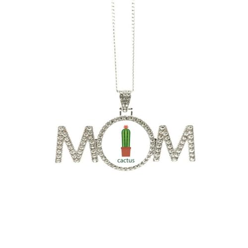 Collier cactus vert : cadeau idéal de Fête des Mères pour maman