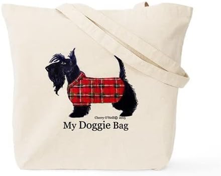 Miniatura 2 de CafePress Scottie - Bolsa de lona natural bolsa de compras reutilizable