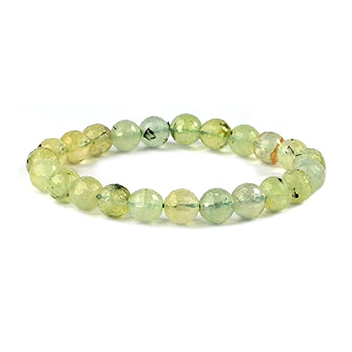 Image of Reiki Crystal Products Natural Crystal Stone 8 mm Faceted Diamond Cut Beads Bracelet for Men & Women | Reiki Charged Gemstone Bracelet | Multiple Stone Variants Available