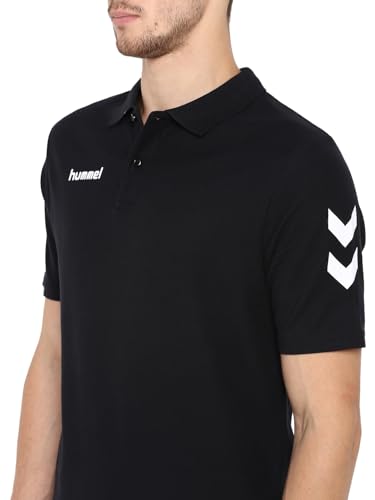 Image of hummel Go Cotton Logo T-Shirt 2.0 | Comfortable | Breathable Fabric | Durable | for Everyday Use | Ideal for Yoga or Gym | Cotton T-Shirt for Men