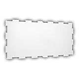 Snipers Edge Hockey Skateable Synthetic Ice Hockey Tiles - 30 SQ FT of Self-Lubricated Double Sided Skating Tiles - Perfect for Garages, Basement, Driveways & More