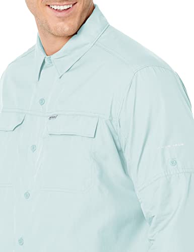 Image of Columbia Men's Silver Ridge 2.0 Long Sleeve Shirt, ICY Morn, 4X