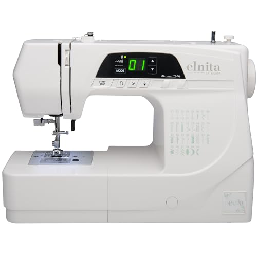 Elnita EC30 Computerized Sewing Machine with 30 Stitches, LED Display,...