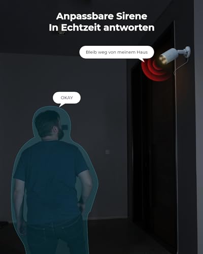 Reolink 4MP 2K PoE Überwachungskamera Aussen mit Echte Vollfarbnachtsicht, Smarte PoE IP Kamera Outdoor mit Große F1.0 Blende, Personen-/Fahrzeug-/Haustiererkennung, Zwei-Wege-Audio, CX410 6