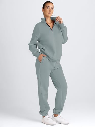 Image of AUTOMET Women's Sweatsuits 2 Piece Outfits Lounge Sets