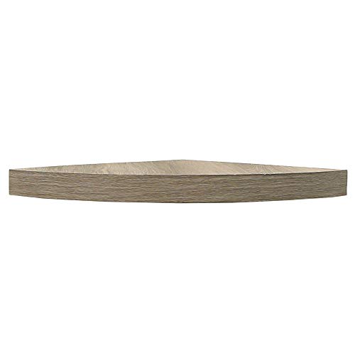 Inplace Shelving Lewis Hyman 9602054E Floating Corner Shelf With Invisible Bracket, 14", Driftwood #TOP15