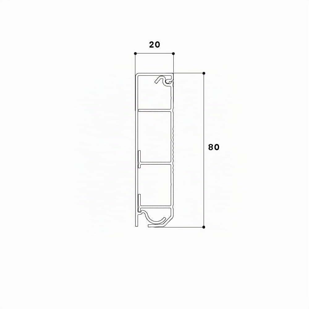 Cable Coach Battiscopa Altezza: 80 mm, battiscopa con canalina per cavi in nero, nasconde i cavi elettrici e consente di aggiungere prese di corrente, camera da letto, ufficio, 4 x 1,5 m