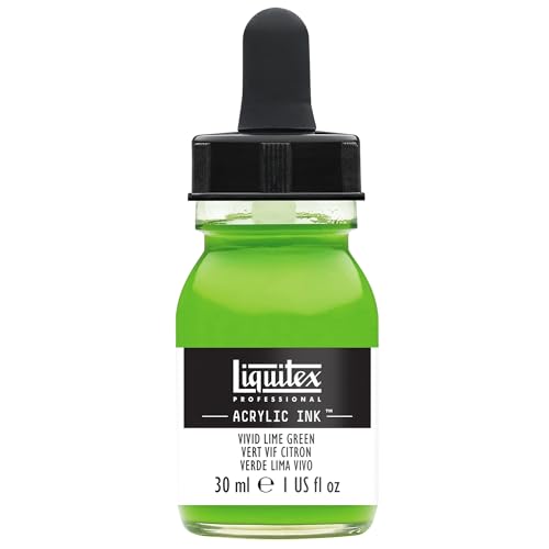 Liquitex Professional Acrylic Ink, 1-oz (30ml) Jar, Vivid Lime Green