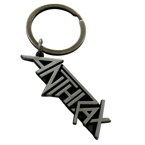 [Rock Off officially licensed products] Anthrax Band Logo L[z_[ Keychain Size One Size