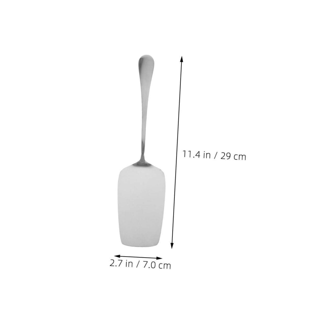Cabilock 2 Pcs Stainless Steel Cake Spatula Extended Baking Utensils for Serving Cakes Pies Pastries and Cupcakes for Weddings Birthdays and Parties