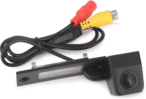 Rückfahrkamera AHD 1080P HD Weitwinkel 150° mit dynamischen Hilfslinien, IP68 wasserdicht, Kennzeichenbeleuchtung Ersatz, kompatibel mit VW Passat Golf Touran Tiguan Touareg, Seat, Skoda, Porsche