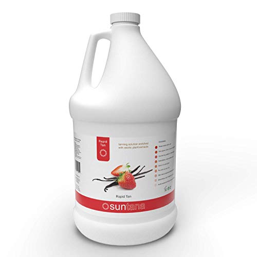 Trade Size (128oz) Rapid Tan Solution - Strawberry Vanilla Fragrance Premium Sunless Solution