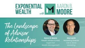 『The Landscape of Advisor Relationships | Exponential Wealth with Aaron B. Moore & Guest Alex Lerch』のカバーアート