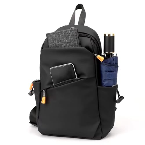 Image of ARURA (LABEL) Multifunction Anti-theft Shoulder Bag Crossbody Bag Travel Sling Bag with USB Port and Code Lock Messenger Backpack Chest Bag for Male Female