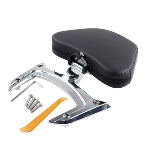 Appui-dos de passager moto pliable pour Goldwing GL1800 DCT F6B 2018-2024 dossier noir chrome