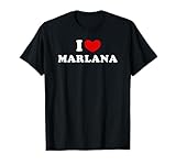 Design classique « I Love Marlana » avec police vintage