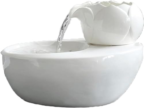 Fuente de agua para gatos REAGAR cerámica 1.3L automática