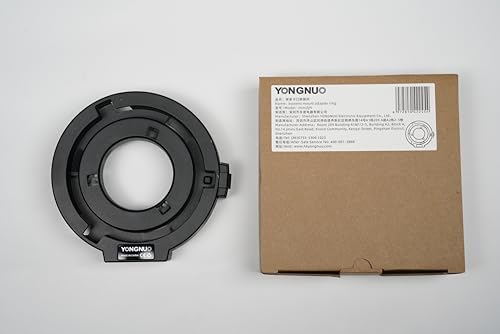 Image of Durable Mount Adapter for YN150SYN150 /YN150Li LED Video Lights, Easy Installation, Black Color
