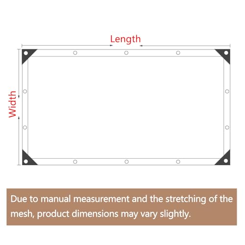 Malla de sombra 2x9m con protección UV 90% y ojales para invernadero 3