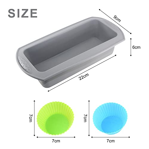 PFLYPF 1 stampo in silicone per muffin. con 2