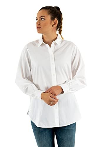 ONLY Damen Onlnora WVN Noos L/S Shirt Bluse, Weiß, L EU