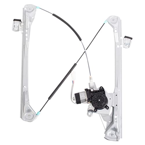 Image of TRQ Front Left Power Window Regulator & Motor Assembly Drivers Side