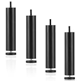 KINHARD 4 Pezzi Piedini Regolabili per Mobili, 20 cm Lega di Alluminio Piedini per Letto, Regolabile in Altezza 0-8 mm, per Divani, Scrivanie, Armadi, Mobili
