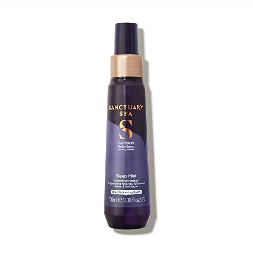Sanctuary Spa Sleep Mist No Mineral Oil Cruelty Free With De-Stress Epsom Bath Salts with Magnesium - Image 3