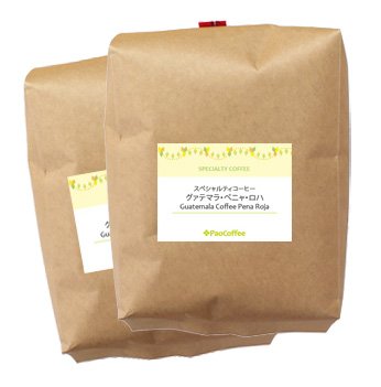 【自家焙煎コーヒー豆】業務用 グァテマラ・ペニャ・ロハ 1kg（500g×2） (豆のまま)