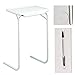 Mesa Auxiliar Plegable Extensible Portátil para Comer, Trabajar e Ideal para Personas con Movilidad Reducida Aguanta 25kg (Mesa 25kg)