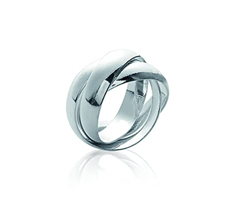 Bague 3 anneaux en argent au quotidien un bijou élégant pour le bureau