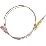 TOBBOMEY Thermoelement für Gasgrill mit Automatischer Abschaltung bei Flammenausfall Präziser Messkopf Kompatibel mit Herden und Feuerstellen