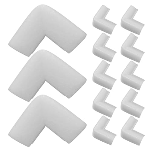 TOKIDNY Protectores de Esquinas para Marcos y Embalaje de Muebles, 50 Piezas de Espuma de Perla de Color Claro, Textura Agradable y Cómoda para Prevenir Daños