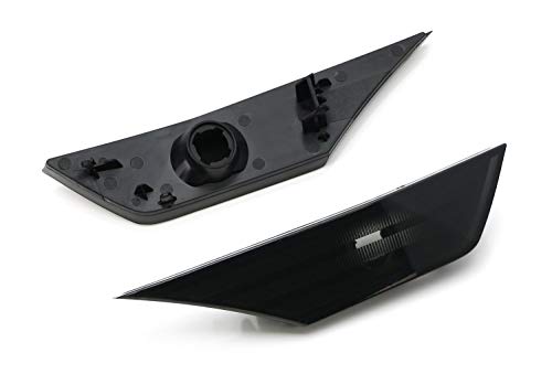 Ijdmtoy Jdm Black Smoked Lens Front Side Marker Lamp Housings Compatible With 2016-21 Honda Civic Sedan Coupe Hatchback 10Th Gen, Oe-Spec Lh Rh Assembly #TOP2