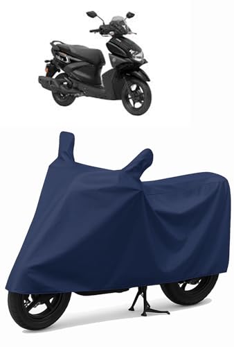 Image of CoverRide Heavy Duty Waterproof Scooty & Bike Cover for Yamaha Ray Zr 125 - UV Resistant, Dustproof & Rain Protection, All-Weather Outdoor Cover for Bikes & Scooty with Buckle Straps
