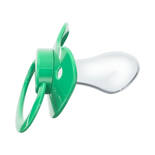 Image of Pacifier Addict - Fixx - Jumbo Functional Adult XXL Silicone Pacifier - Size 10 Bright Green