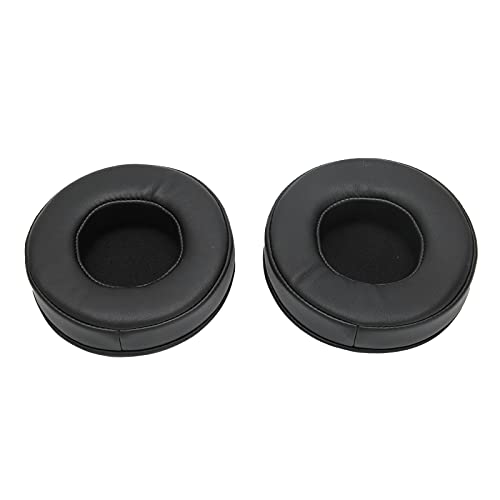 ASHATA Universal Headphone EarPads Replacement, Headphone Ear Pad 95mm Universal Comfortable Headphone Cushion Replacement Black