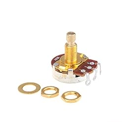 Musiclily Pro Filetage Laiton Full Taille Métrique Split Shaft Control Pots A25K Potentiomètres Audio Taper pour Guitare… - Les Beatles, Paul McCartney, John Lennon, RIngo Starr, George Harrison Musiclily Pro Filetage Laiton Full Taille Métrique Split Shaft Control Pots A25K Potentiomètres Audio Taper pour Guitare… – Image 3