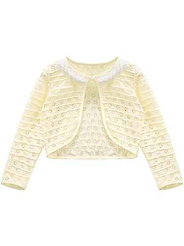 easyforever Girls Kids Soft Knit Uniforms Button Down Cardigan Sweaters Ruffle Hem Knitted Outerwear Sweater3