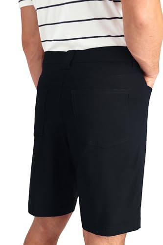 Haggar Men's The Active Series 5-Pocket Hybrid and Flex Casual Shorts Black - image 2