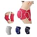 FDJZKFDU Knee Pads Sports Compression Knee Pads Elastic Knee Protector Thickened Sponge Support For Dancing Roller Volleyball Training Knees Brace(Blue,S 25-45kg)