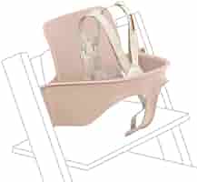 Amazon.com : Stokke Tripp Trapp Baby Set 2, Serene Pink