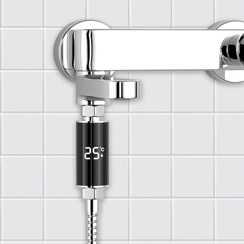 Indicateur digital de douche avec écran LCD de 3,62 pouces étanche - 4
