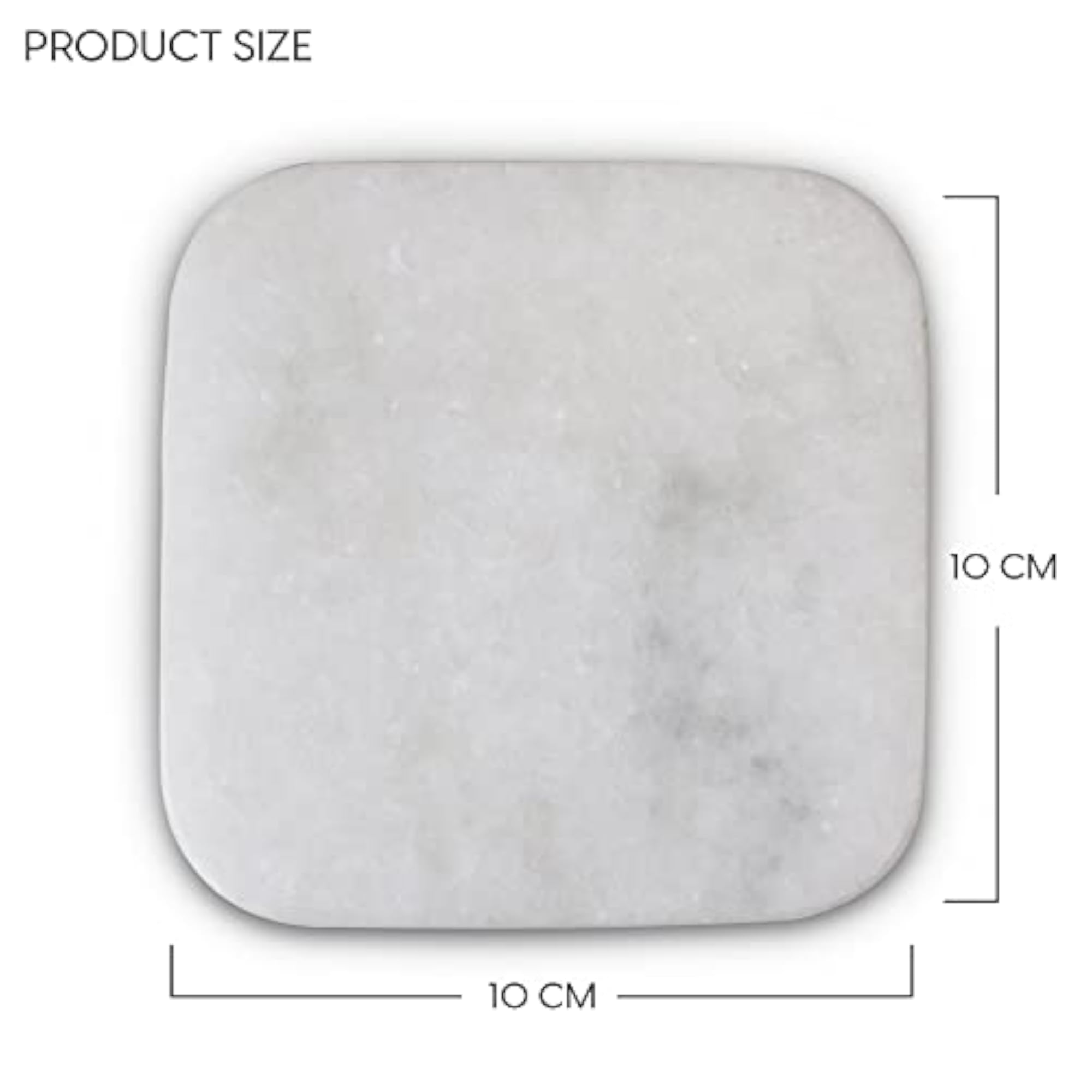 Marble Coasters for Home and Dining, Set of 4