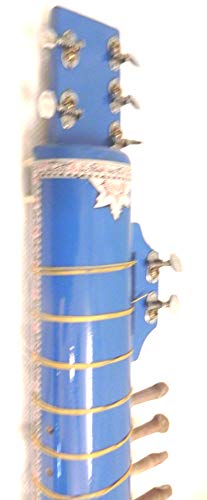 Sitar électrique indien fait main Shri Ravi Shankar en bois de tonneau avec cordes et mizrab - Les Beatles, Paul McCartney, John Lennon, RIngo Starr, George Harrison Sitar électrique indien fait main Shri Ravi Shankar en bois de tonneau avec cordes et mizrab – Image 8