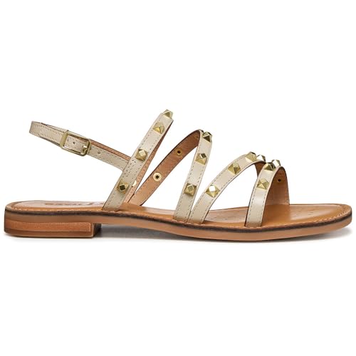 Geox Femme Maddalusiac H Sandales Plates nu-pieds confort cuir été