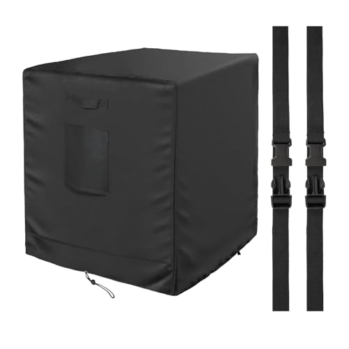 エアコン室外機カバー 屋外用 - 折りたたみ可能 防風 防水 再利用可能 カバー - 中央エアコンカバー 落葉防止 - 家庭用 寮用 オフィス用 アパート用