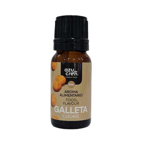 Azucren - Saborizante para Repostería - Aporta Aroma y Sabor a tus Tartas, Bizcochos y Galletas -10 ML (Galleta speculoos)