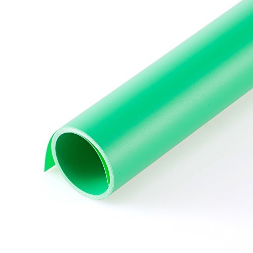 Selens Photography Backdrop Matte PVC Background 40x80 inch (100x200cm) White & Black & Gray & Green kit