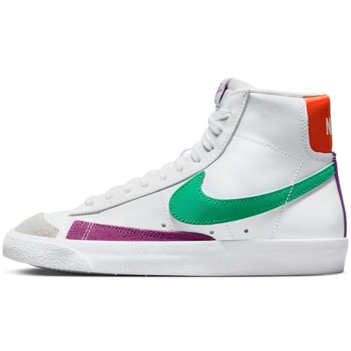 Nike Buty do koszykówki damskie, Biały/zielony stadion, 44.5 EU